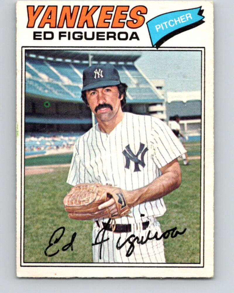 1977 O-Pee-Chee #164 Ed Figueroa  New York Yankees  V29150