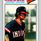 1977 O-Pee-Chee #165 Johnny Grubb  Cleveland Indians  V29152