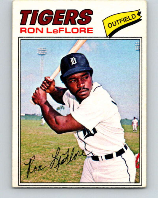1977 O-Pee-Chee #167 Ron LeFlore  Detroit Tigers  V29157