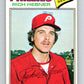 1977 O-Pee-Chee #168 Richie Hebner  Philadelphia Phillies  V29160