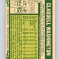 1977 O-Pee-Chee #178 Claudell Washington  Oakland Athletics  V29180
