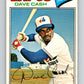 1977 O-Pee-Chee #180 Dave Cash  Montreal Expos  V29188