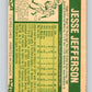 1977 O-Pee-Chee #184 Jesse Jefferson  Toronto Blue Jays  V29193