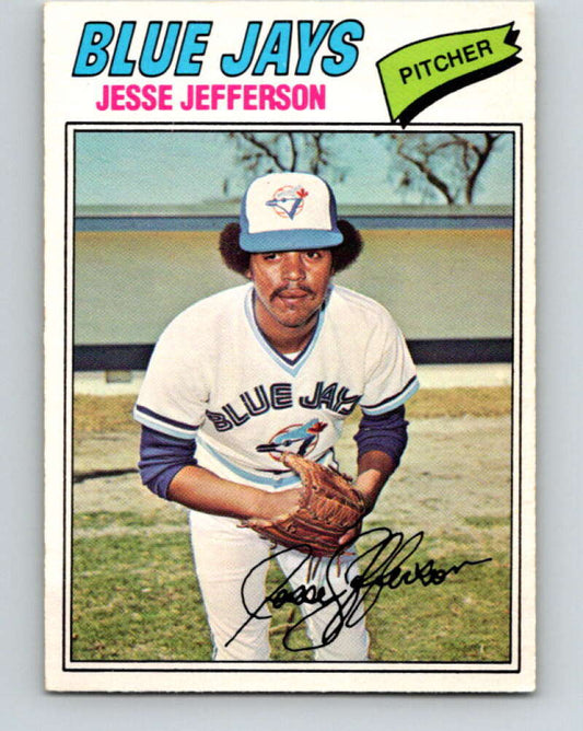 1977 O-Pee-Chee #184 Jesse Jefferson  Toronto Blue Jays  V29194