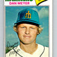 1977 O-Pee-Chee #186 Dan Meyer  Seattle Mariners  V29196