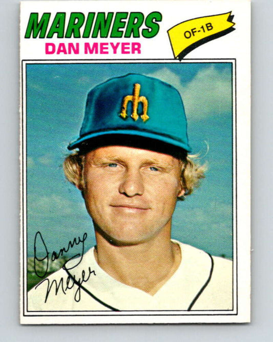 1977 O-Pee-Chee #186 Dan Meyer  Seattle Mariners  V29196