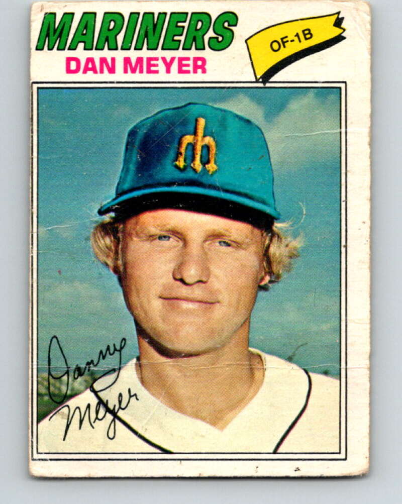 1977 O-Pee-Chee #186 Dan Meyer  Seattle Mariners  V29197