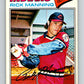 1977 O-Pee-Chee #190 Rick Manning  Cleveland Indians  V29205