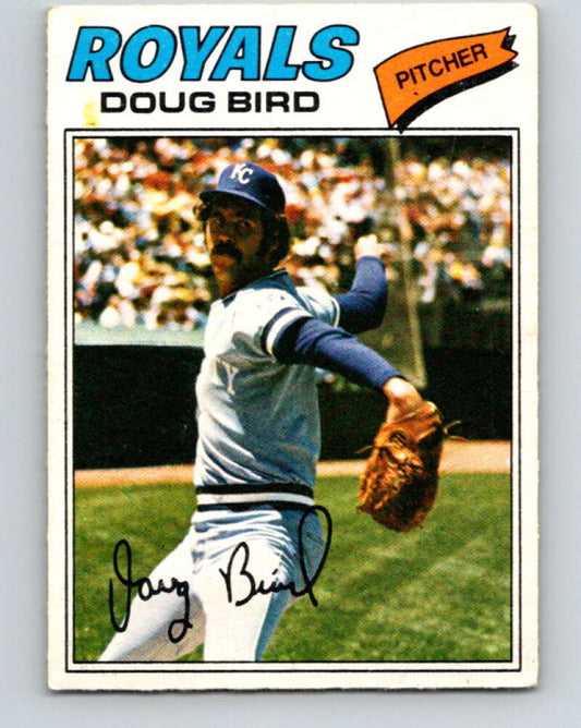 1977 O-Pee-Chee #191 Doug Bird  Kansas City Royals  V29206