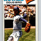 1977 O-Pee-Chee #191 Doug Bird  Kansas City Royals  V29208