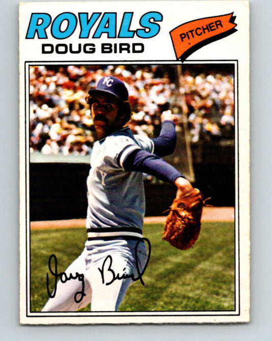 1977 O-Pee-Chee #191 Doug Bird  Kansas City Royals  V29208