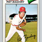 1977 O-Pee-Chee #201 Pat Zachry  Cincinnati Reds  V29220