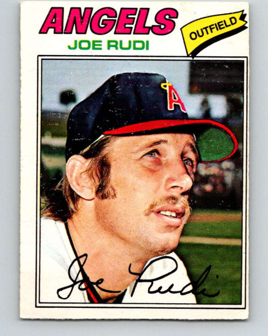 1977 O-Pee-Chee #206 Joe Rudi  California Angels  V29240