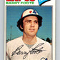 1977 O-Pee-Chee #207 Barry Foote  Montreal Expos  V29241