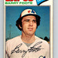 1977 O-Pee-Chee #207 Barry Foote  Montreal Expos  V29242