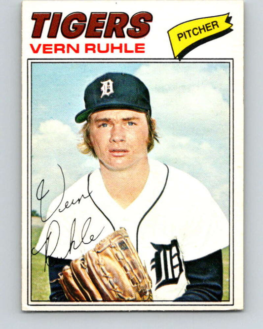 1977 O-Pee-Chee #212 Vern Ruhle  Detroit Tigers  V29251