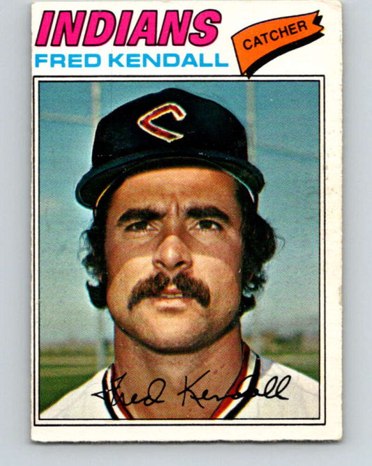 1977 O-Pee-Chee #213 Fred Kendall  Cleveland Indians  V29252