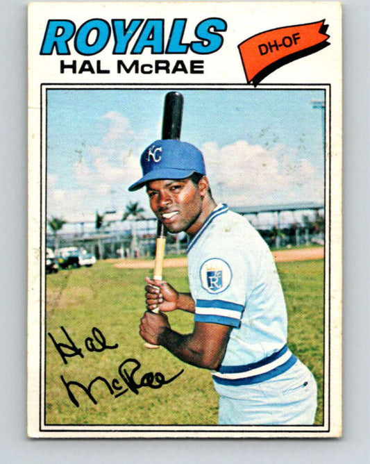 1977 O-Pee-Chee #215 Hal McRae  Kansas City Royals  V29257