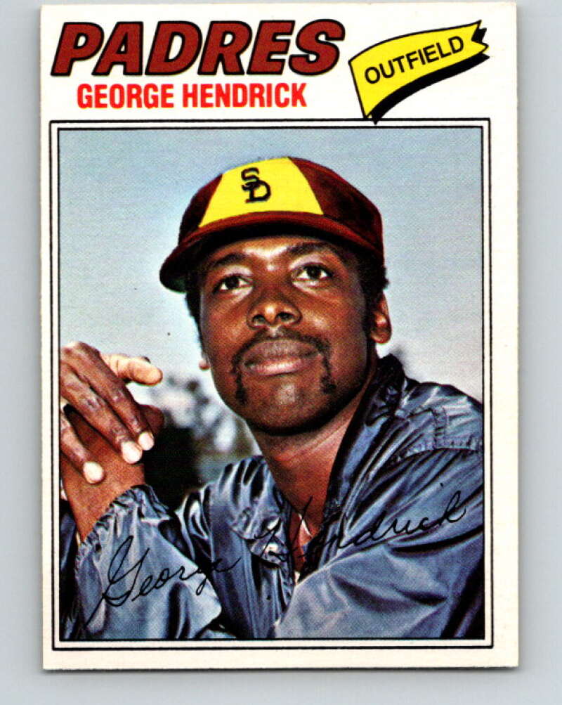 1977 O-Pee-Chee #218 George Hendrick  San Diego Padres  V29262