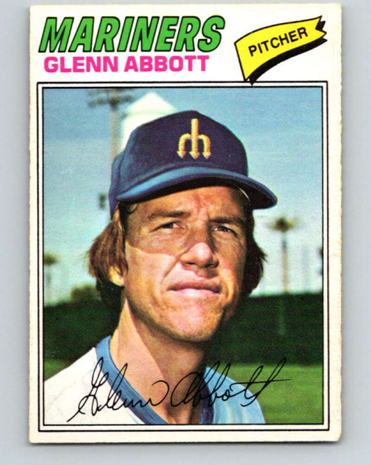 1977 O-Pee-Chee #219 Glenn Abbott  Seattle Mariners  V29265