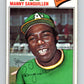 1977 O-Pee-Chee #231 Manny Sanguillen  Oakland Athletics  V29298