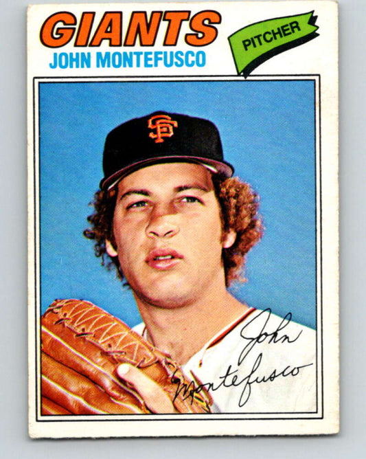 1977 O-Pee-Chee #232 John Montefusco  San Francisco Giants  V29301