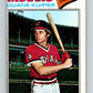 1977 O-Pee-Chee #233 Duane Kuiper  Cleveland Indians  V29303