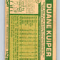 1977 O-Pee-Chee #233 Duane Kuiper  Cleveland Indians  V29304