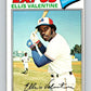 1977 O-Pee-Chee #234 Ellis Valentine  Montreal Expos  V29305