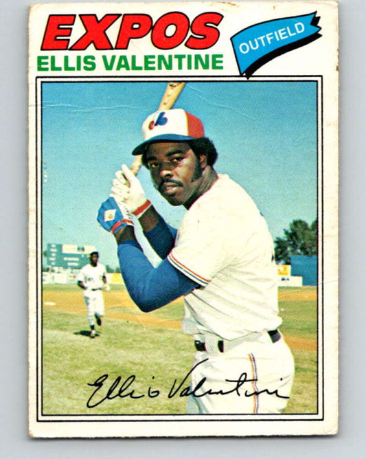 1977 O-Pee-Chee #234 Ellis Valentine  Montreal Expos  V29306
