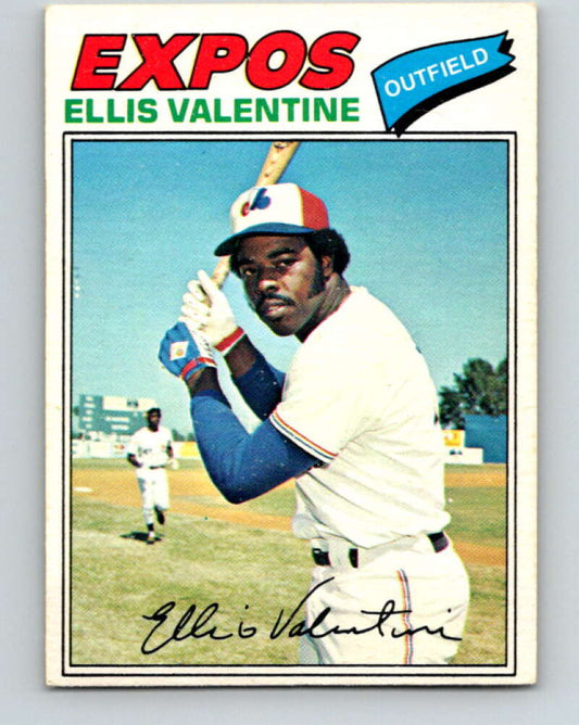 1977 O-Pee-Chee #234 Ellis Valentine  Montreal Expos  V29308