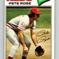 1977 O-Pee-Chee #240 Pete Rose  Cincinnati Reds  V29322