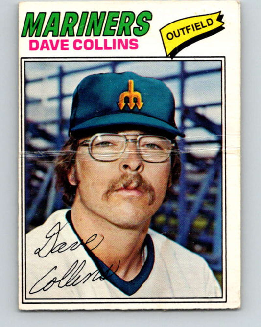1977 O-Pee-Chee #248 Dave Collins  Seattle Mariners  V29336