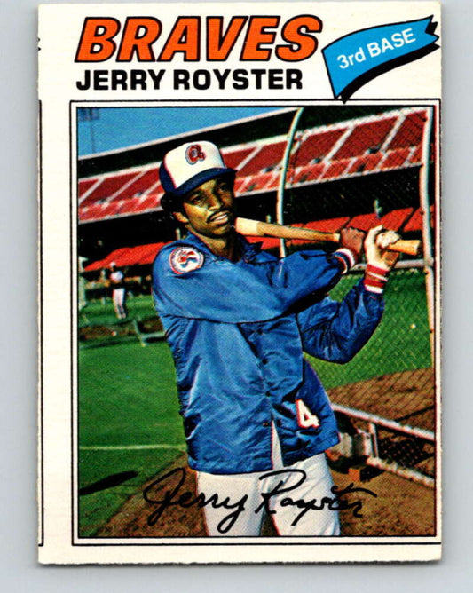 1977 O-Pee-Chee #251 Jerry Royster  Atlanta Braves  V29342