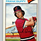 1977 O-Pee-Chee #253 Frank Duffy  Cleveland Indians  V29344