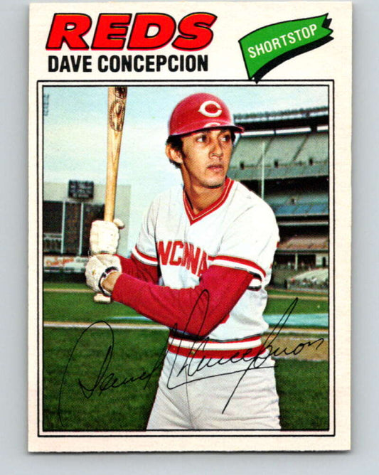 1977 O-Pee-Chee #258 Dave Concepcion  Cincinnati Reds  V29354