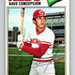 1977 O-Pee-Chee #258 Dave Concepcion  Cincinnati Reds  V29355