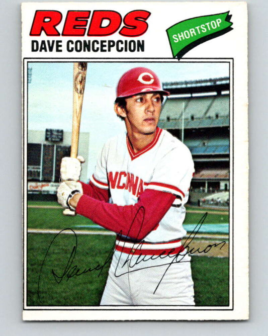 1977 O-Pee-Chee #258 Dave Concepcion  Cincinnati Reds  V29357