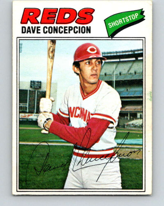 1977 O-Pee-Chee #258 Dave Concepcion  Cincinnati Reds  V29358