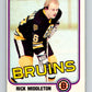 1981-82 O-Pee-Chee #2 Rick Middleton  Boston Bruins  V29374