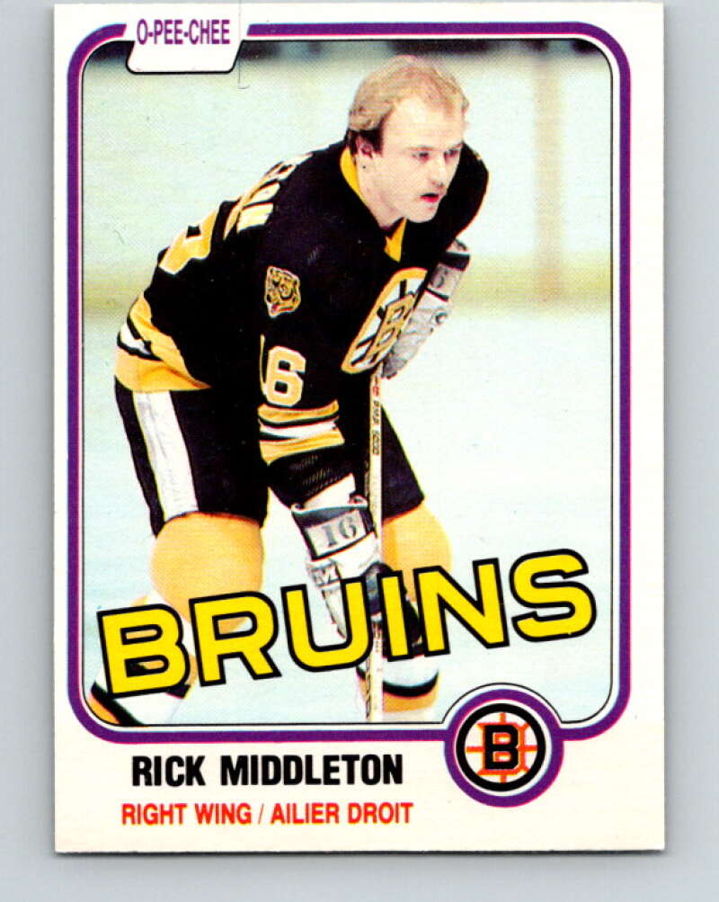 1981-82 O-Pee-Chee #2 Rick Middleton  Boston Bruins  V29375