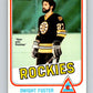 1981-82 O-Pee-Chee #3 Dwight Foster  Colorado Rockies  V29382
