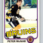 1981-82 O-Pee-Chee #5 Peter McNab  Boston Bruins  V29397