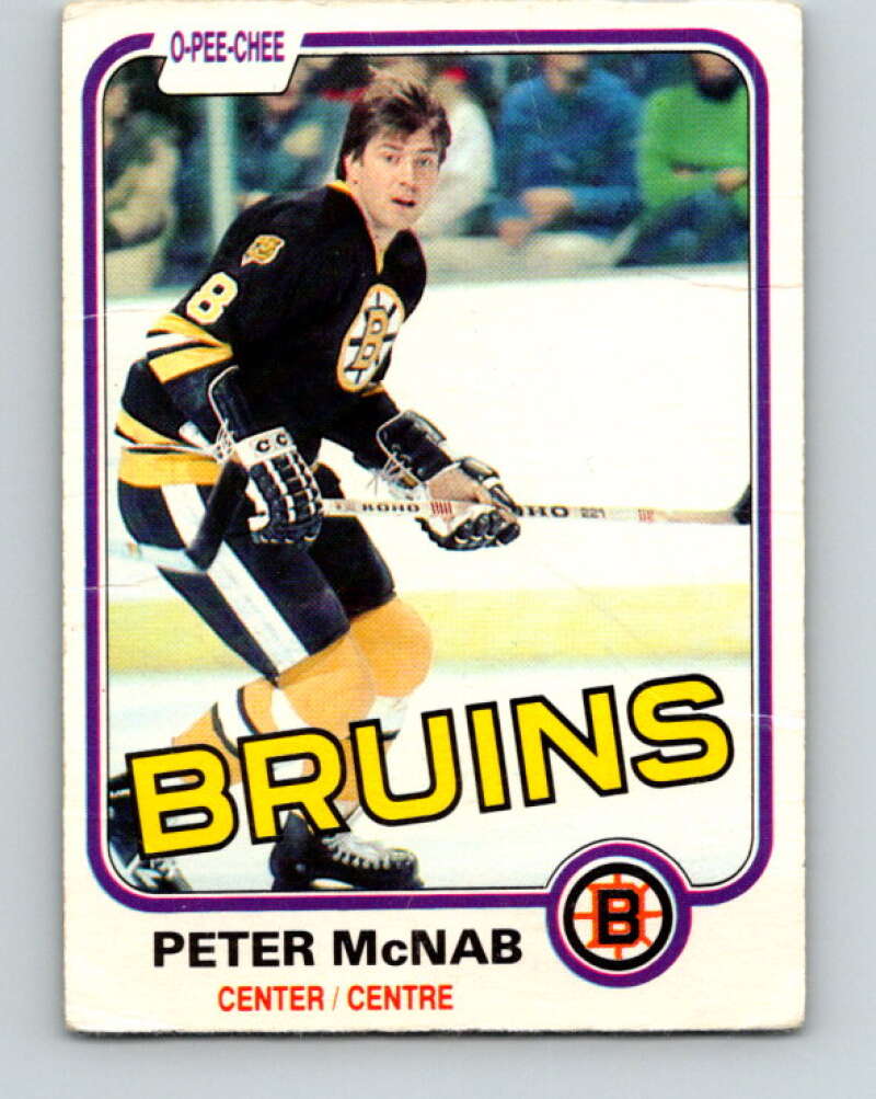1981-82 O-Pee-Chee #5 Peter McNab  Boston Bruins  V29397
