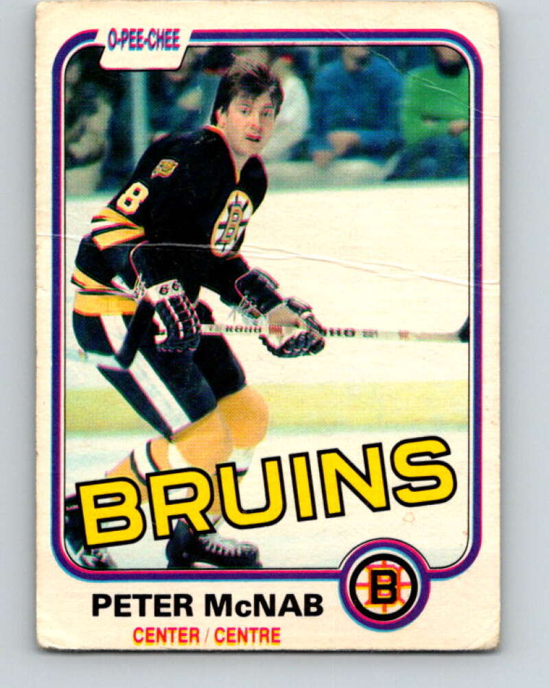 1981-82 O-Pee-Chee #5 Peter McNab  Boston Bruins  V29398