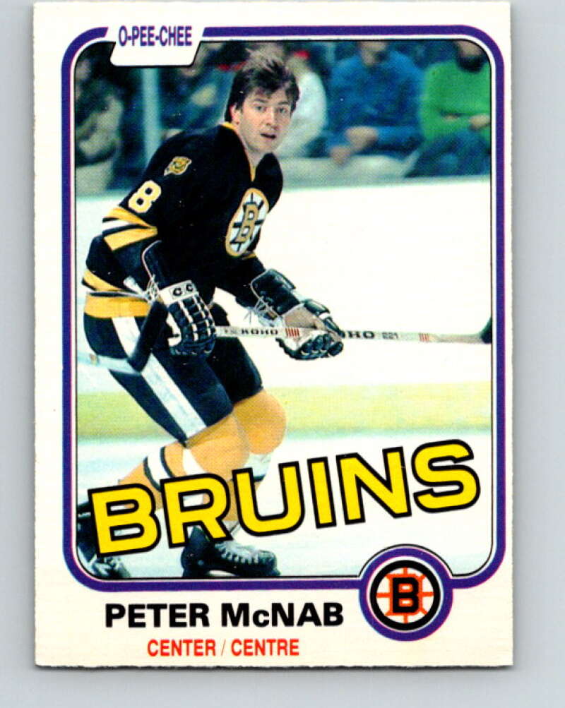 1981-82 O-Pee-Chee #5 Peter McNab  Boston Bruins  V29399