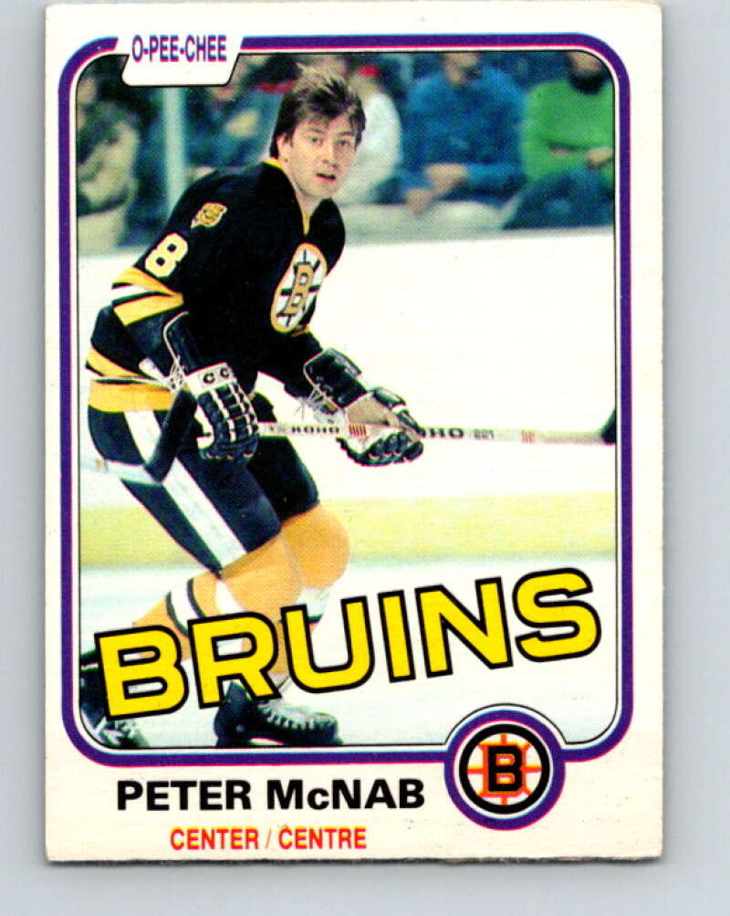 1981-82 O-Pee-Chee #5 Peter McNab  Boston Bruins  V29400