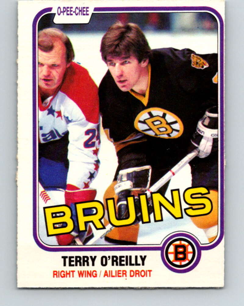 1981-82 O-Pee-Chee #7 Terry O'Reilly  Boston Bruins  V29416