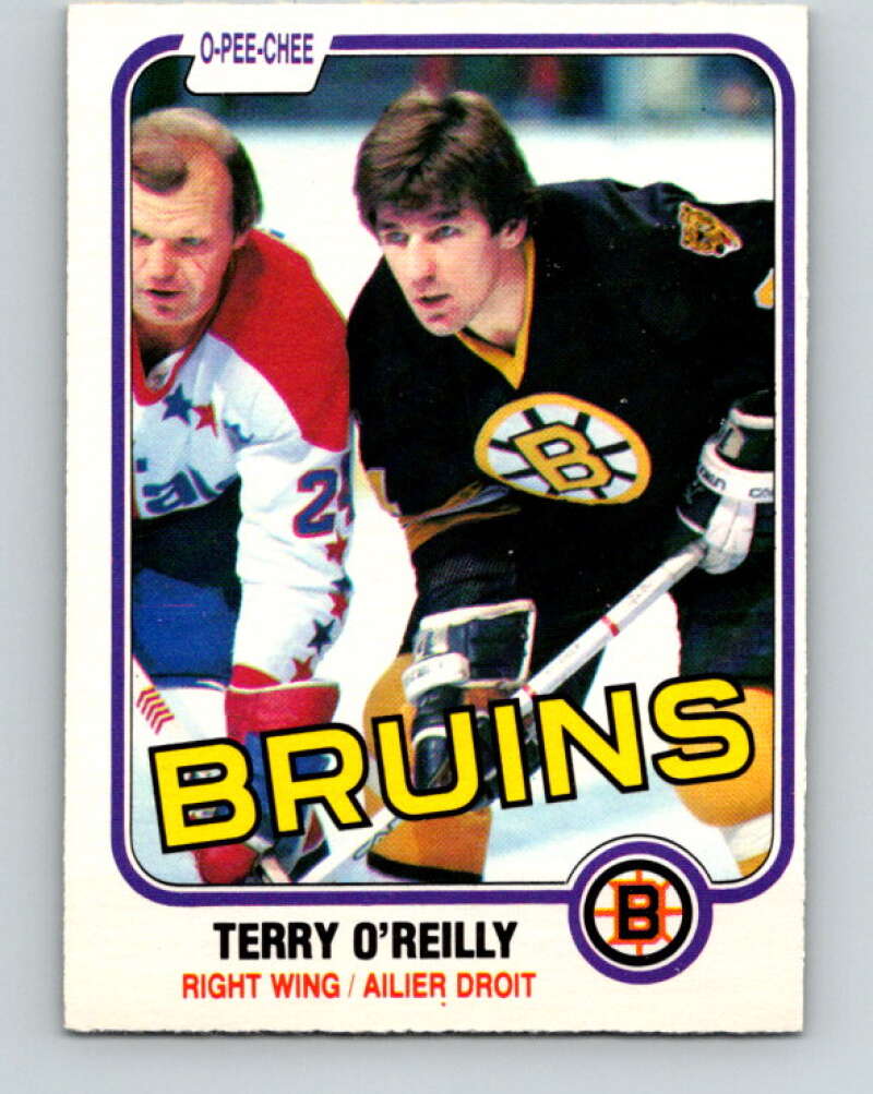 1981-82 O-Pee-Chee #7 Terry O'Reilly  Boston Bruins  V29418