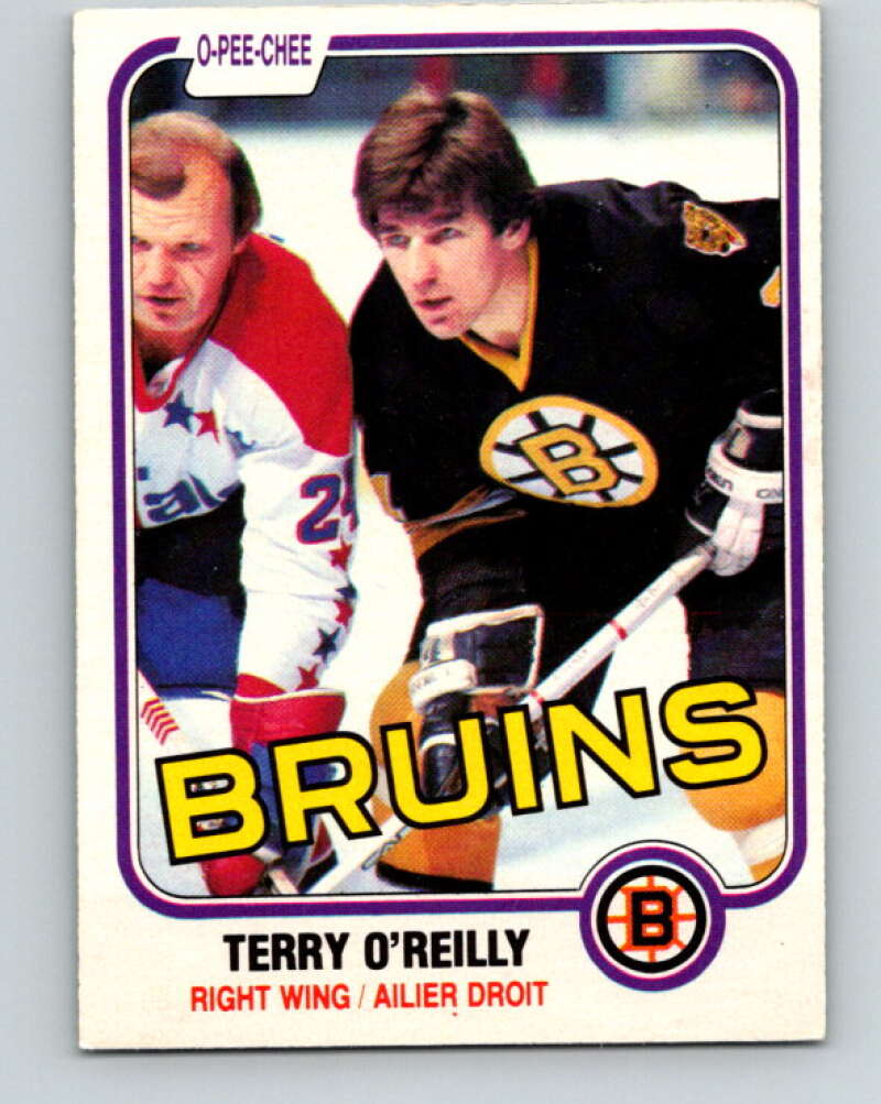1981-82 O-Pee-Chee #7 Terry O'Reilly  Boston Bruins  V29419